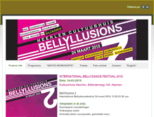 Tablet Screenshot of bellydancefestival.nl